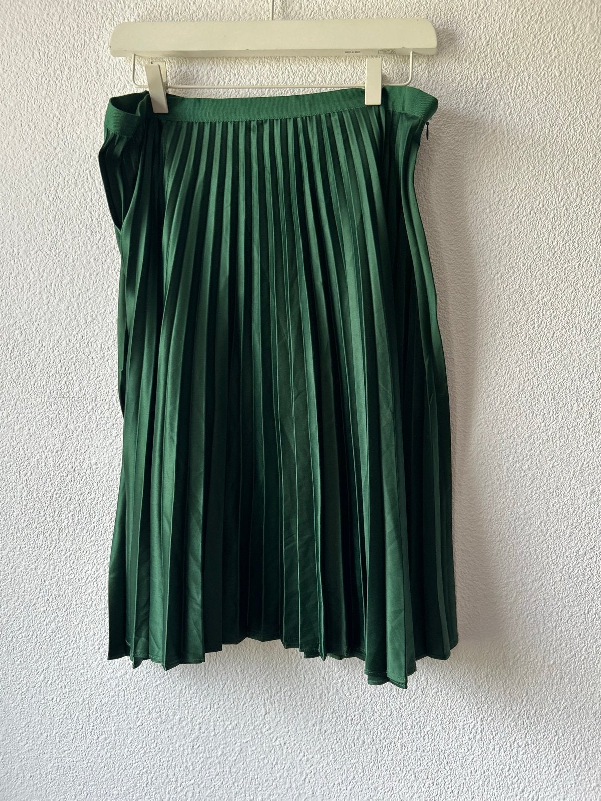 Maison Scotch geplooide rok - Donkergroen, Kleding | Dames, Ophalen of Verzenden, Zo goed als nieuw, Groen, Knielengte