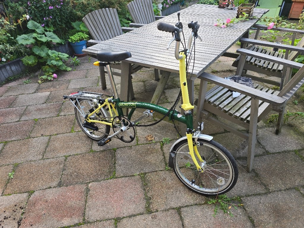 Foto 2 van BROMPTON T6 VOUWFIETS – juni 2002 – NIEUW en NOOIT GEBRUIKT