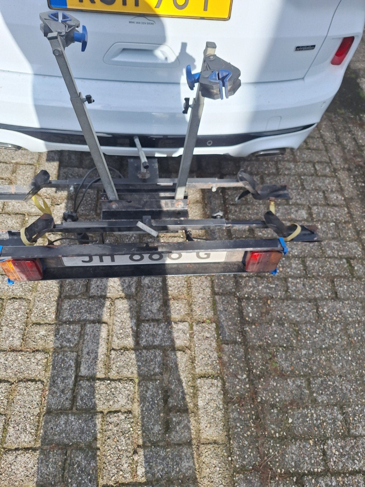 fietsendrager, Ophalen, Gebruikt, Brede banden, 2 fietsen