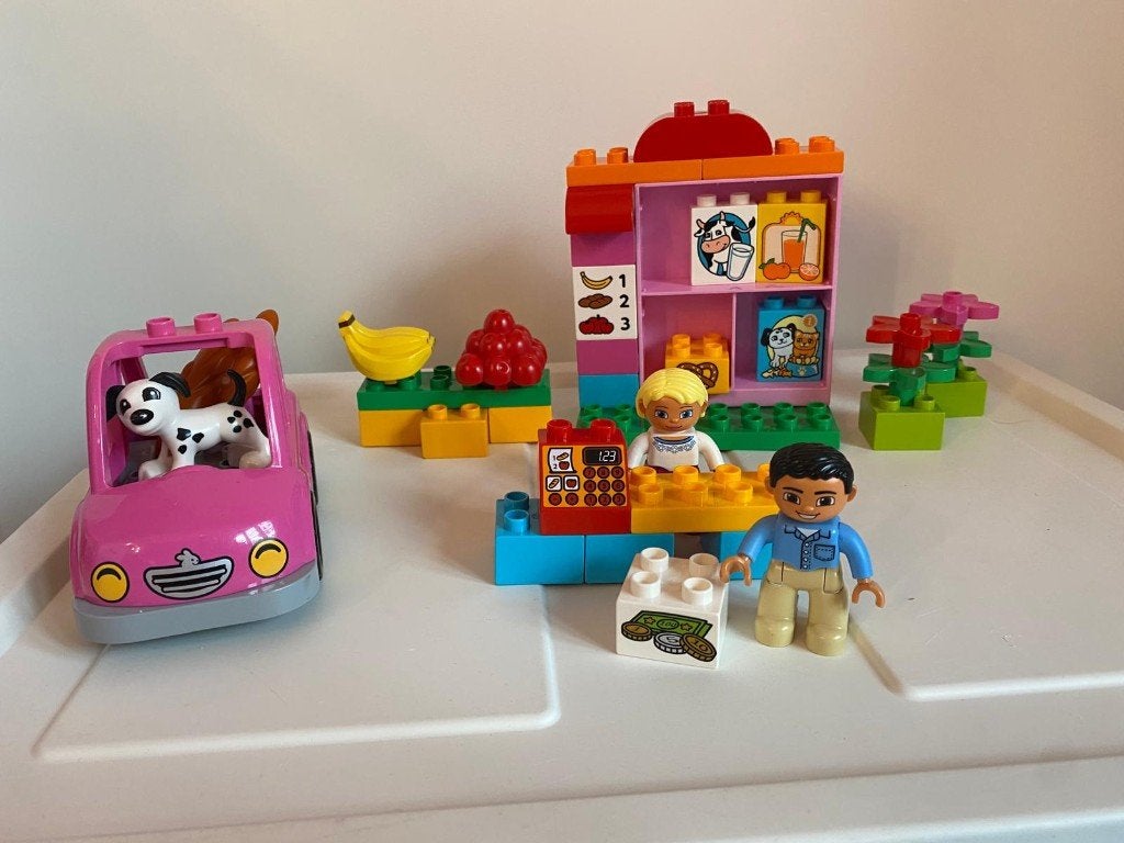 Lego Duplo 10546 – Mijn Eerste Supermarkt, Ophalen of Verzenden, Zo goed als nieuw, Duplo, Complete set