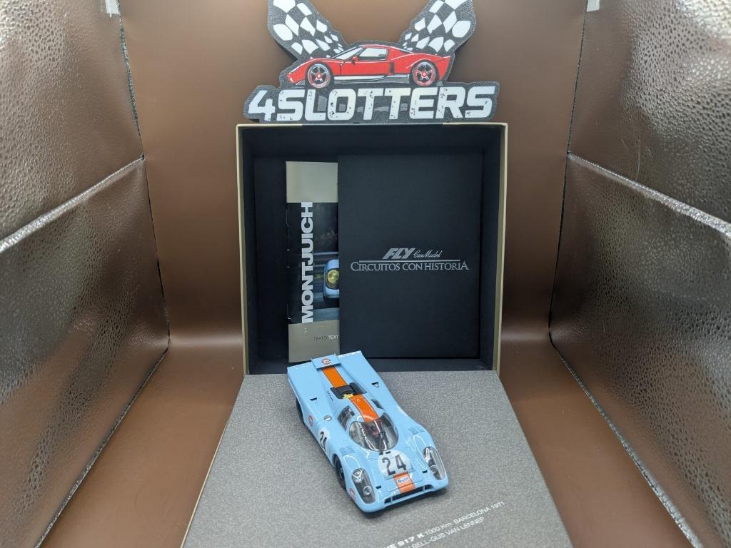 Fly Porsche 917K #24 Gulf 1000 km Barcelona 1971 Special Box, Verzenden, Nieuw, Elektrisch, Overige merken
