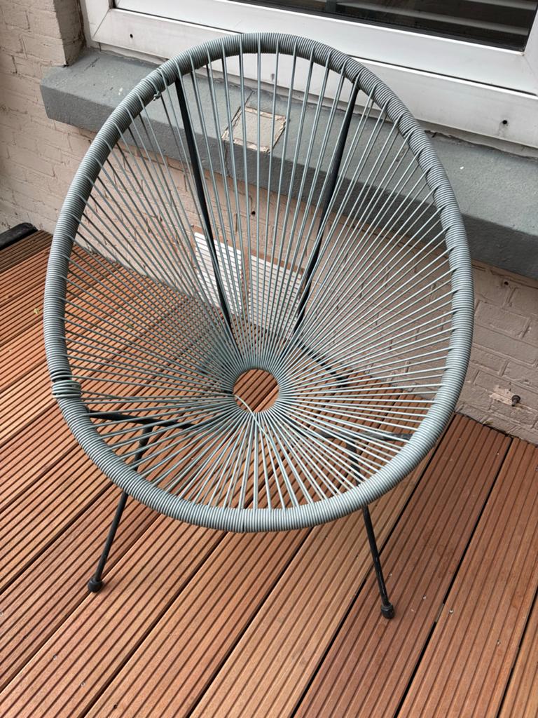 Tuinstoel (lounge) 2x gratis ophalen!, Ophalen, Gebruikt, Kunststof