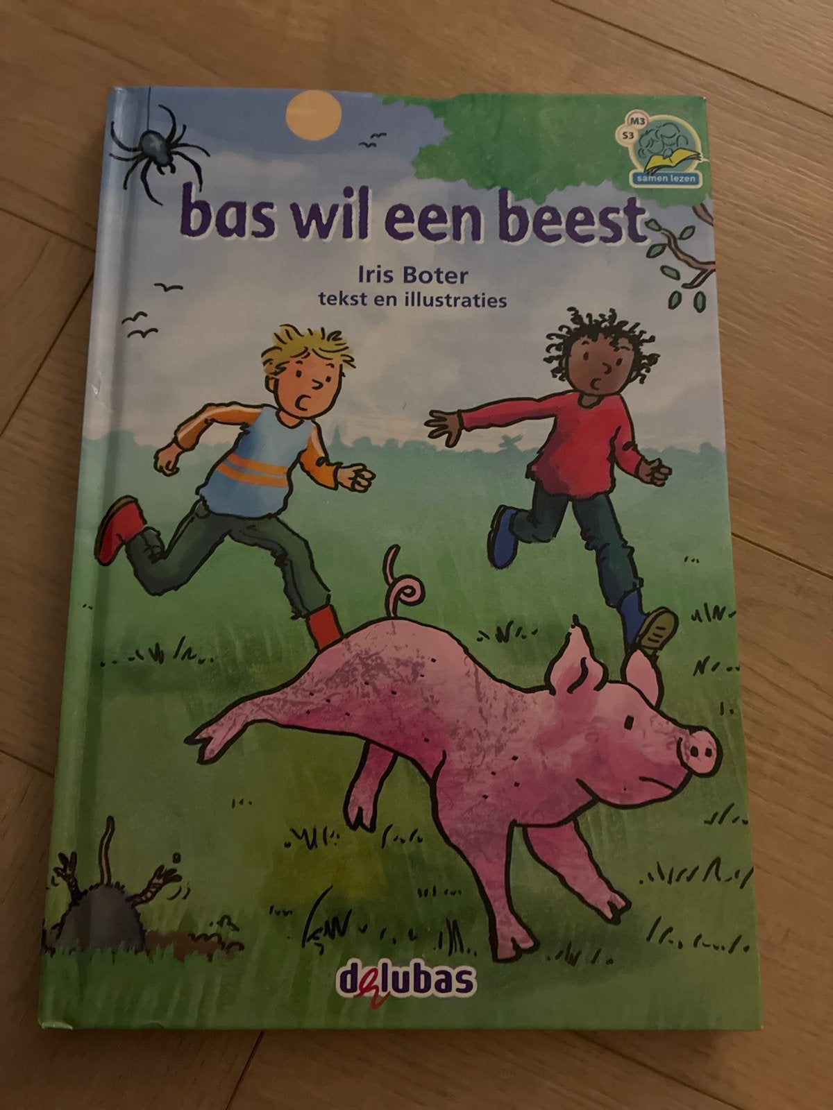 Bas wil een beest - Iris Boter (Delubas), Ophalen of Verzenden, Zo goed als nieuw, Fictie algemeen