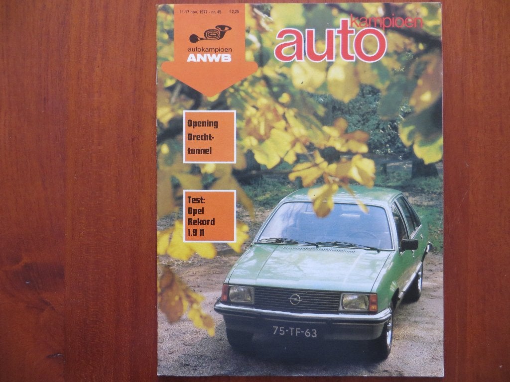 Autokampioen 45 1977 Opel Rekord 1.9 N, Drechttunnel, Ophalen of Verzenden, Nieuw, Opel