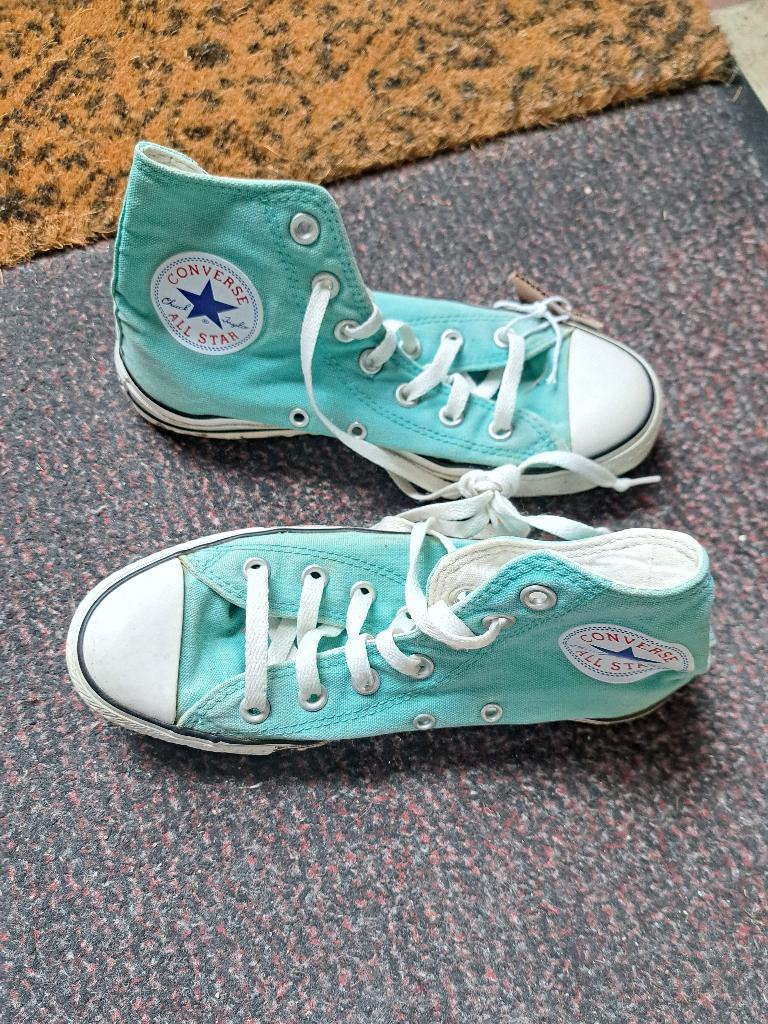 Allstars gympen turquoise maat 37, Blauw, Ophalen of Verzenden, Allstars, Sneakers of Gympen