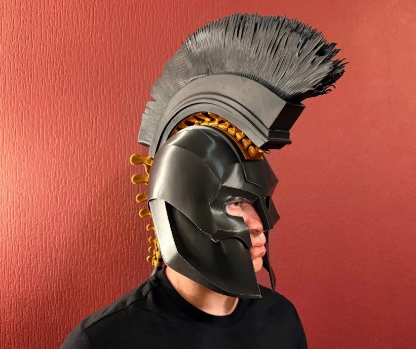The Odyssey geinspireerde helm Agamemnon Helmet, Beeldje, Replica of Model, Hengelo OV, Nieuw, Ophalen of Verzenden