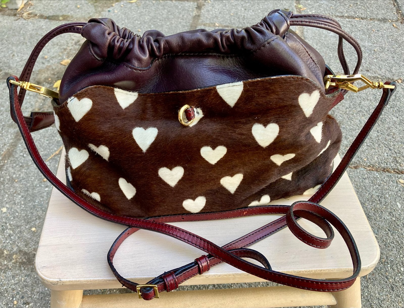 Burberry Prorsum Handtas met slijtage, Sieraden, Tassen en Uiterlijk, Tassen | Damestassen, Ophalen of Verzenden, Gebruikt, Bruin