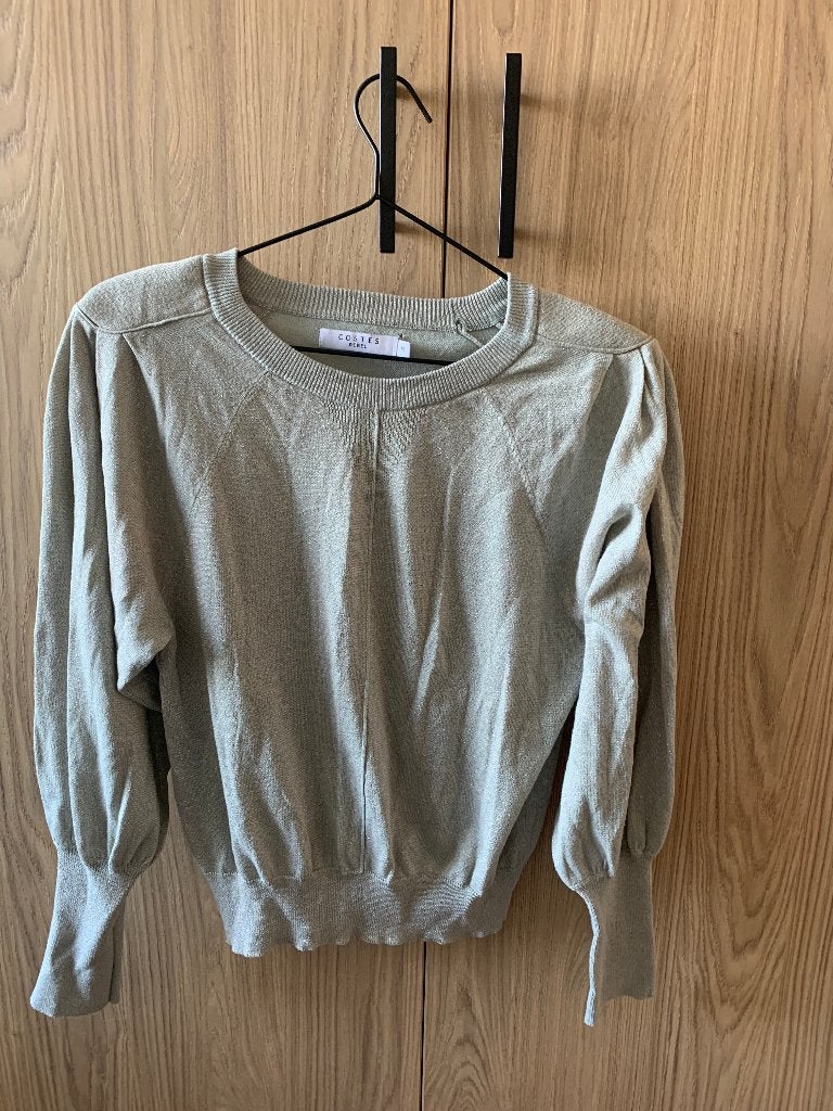 Glitter trui met lichte schoudervulling, maat M, Maat 38/40 (M), Ophalen of Verzenden, Costes, Gedragen