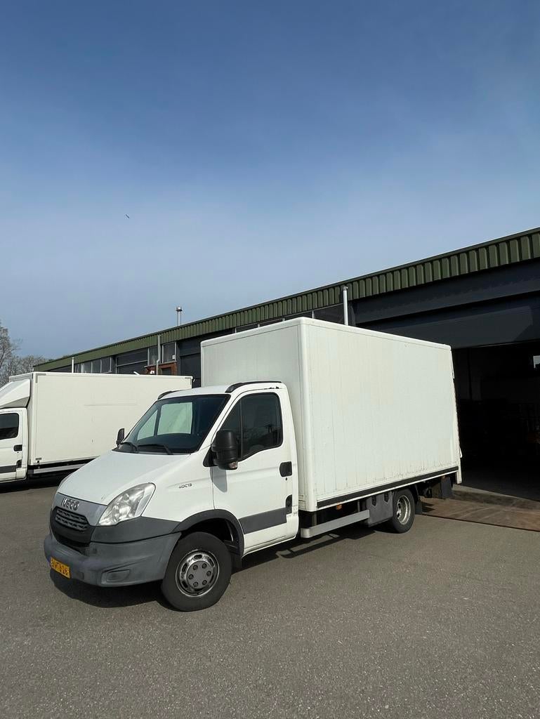 Iveco Daily 40C 2012 | laadklep | dubbellucht, Auto's, Bestelauto's, Zwart, 2287 cc, Iveco, Wit