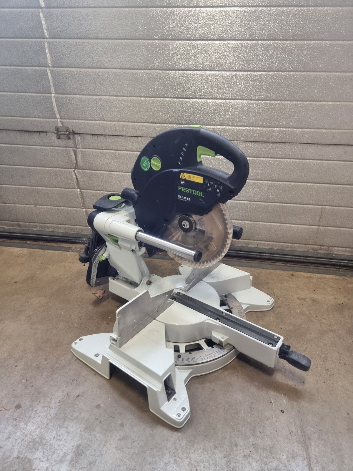 Festool afkortzaag   kappex KS 120 EB, Doe-het-zelf en Verbouw, Gereedschap | Zaagmachines, Ophalen, Gebruikt, 70 mm of meer, Afkortzaag