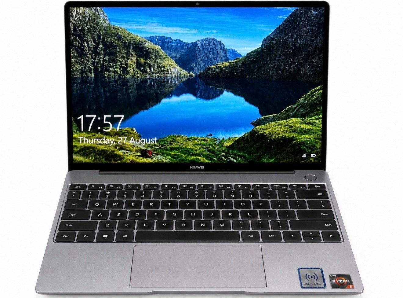Huawei MateBook 13 - AMD Ryzen 5, 8GB RAM, 256GB SSD, Met videokaart, 2 tot 3 Ghz, Qwerty, 8 GB