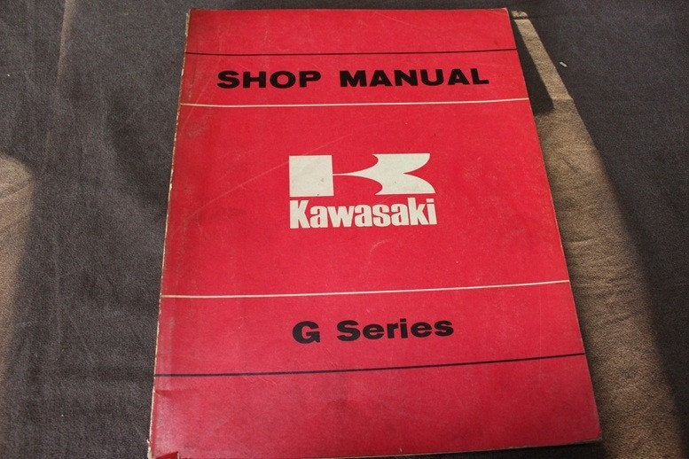 Kawasaki G series 99cc motorcycle workshop manual 1974 1975, Ophalen of Verzenden, Kawasaki
