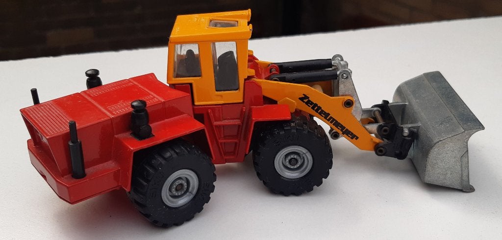 ZETTELMEIJER SHOVEL KNIKBESTURING SIKU, Ophalen of Verzenden, Zo goed als nieuw, Tractor of Landbouw