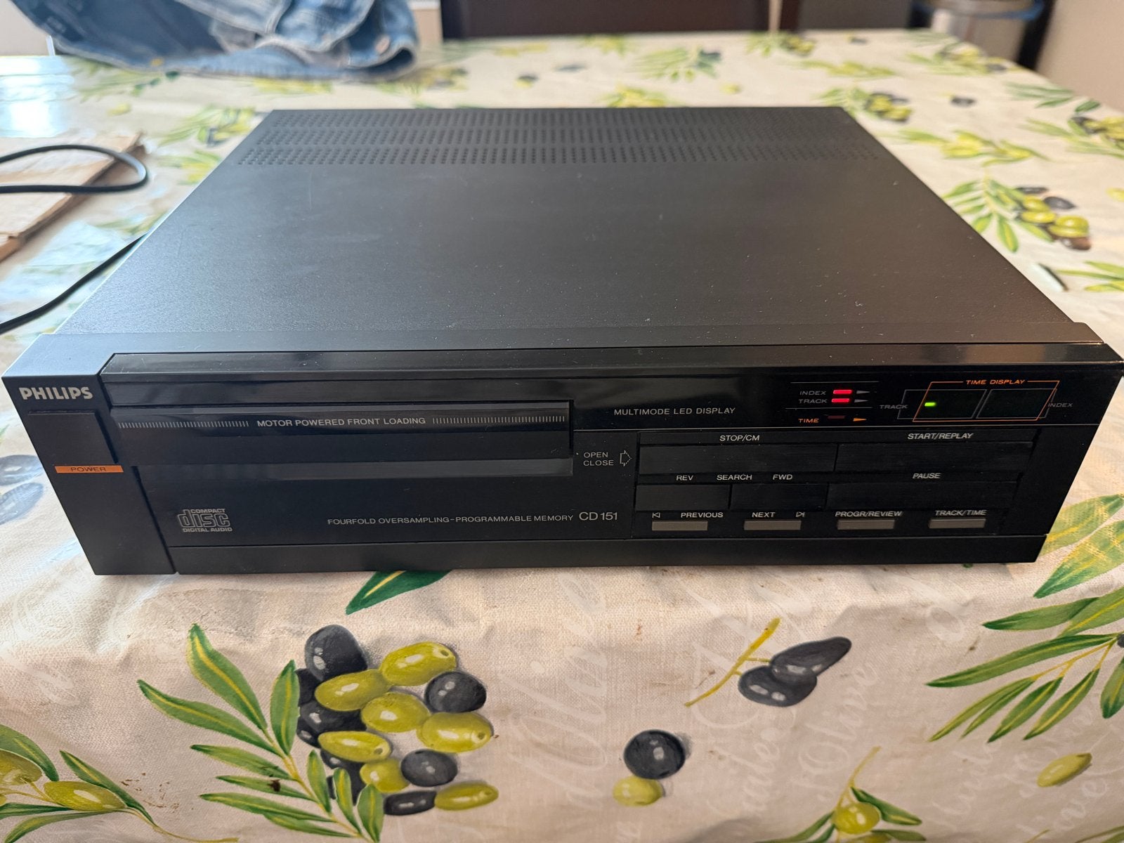 Philips CD 151 CD-speler - Vintage Hifi, Ophalen of Verzenden, Gebruikt, Philips