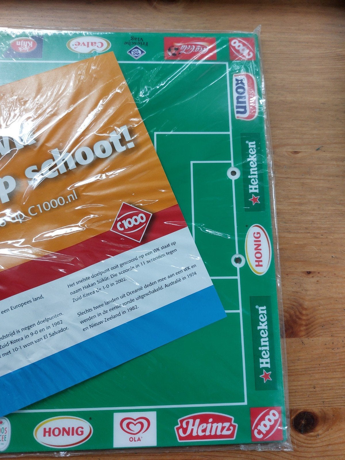WK voetbal bord op schoot dienblad c1000, Ophalen of Verzenden