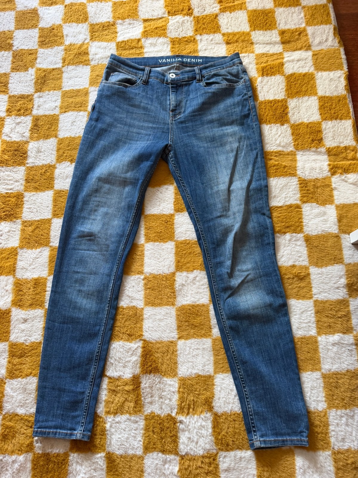 Vanilia Denim 'Brock the slim boyfriend' jeans maat 38, Ophalen of Verzenden, Gedragen, Blauw, W30 - W32 (confectie 38/40)