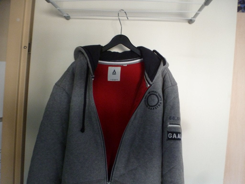 GAASTRA winter HOODIE vest grijs M  -GRATIS zend, Kleding | Heren, Verzenden, Zo goed als nieuw, Maat 48/50 (M), Grijs