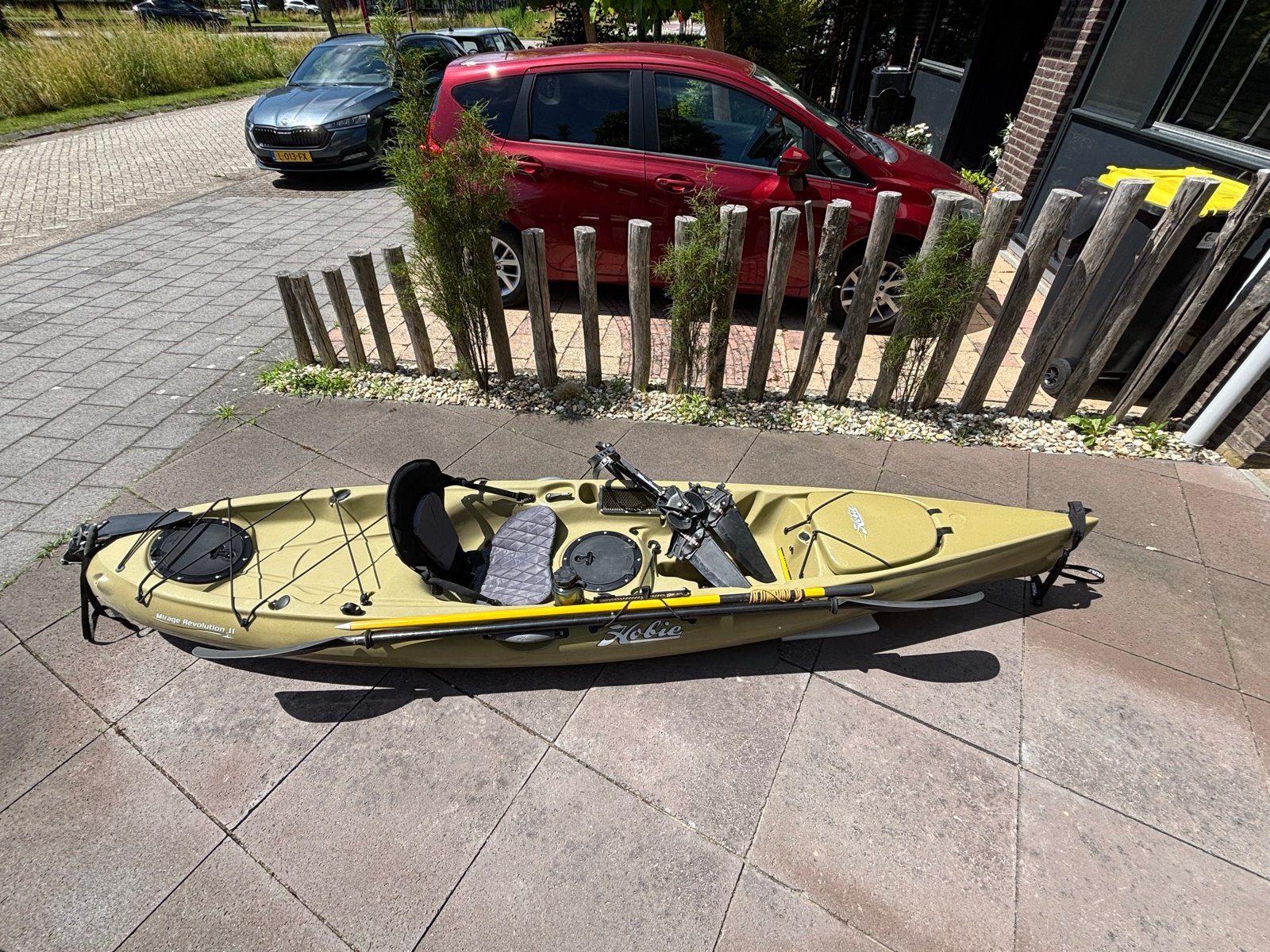 Hobie Mirage Revolution 11 – MirageDrive trapkajak compleet, Watersport en Boten, Ophalen, Gebruikt, 1-persoons