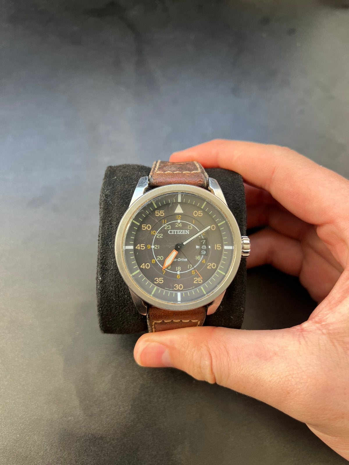 Citizen Eco-Drive J810 – Men’s Watch, Ophalen of Verzenden, Staal, Overige merken, 1960 of later
