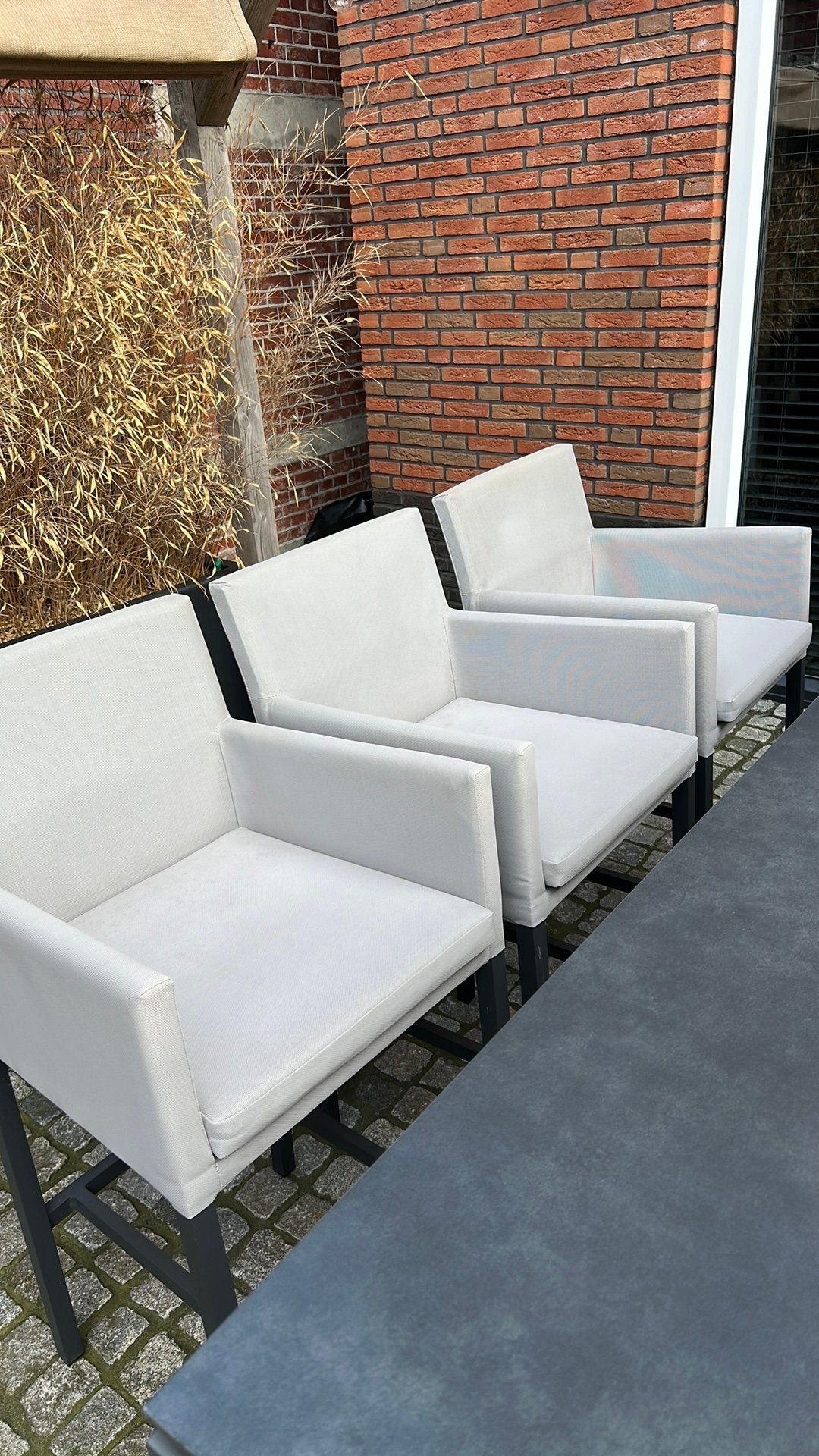 Foto 11 van Tuinset Bellagio Saretto bartafel 225x75x105cm en 6 stoelen