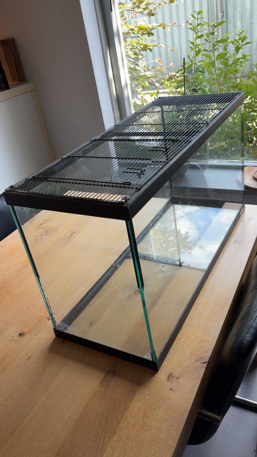 Hamsterhok/terrarium, Dieren en Toebehoren, Knaagdieren en Konijnen | Hokken en Kooien, Minder dan 60 cm, Kooi, Gebruikt, Ophalen of Verzenden
