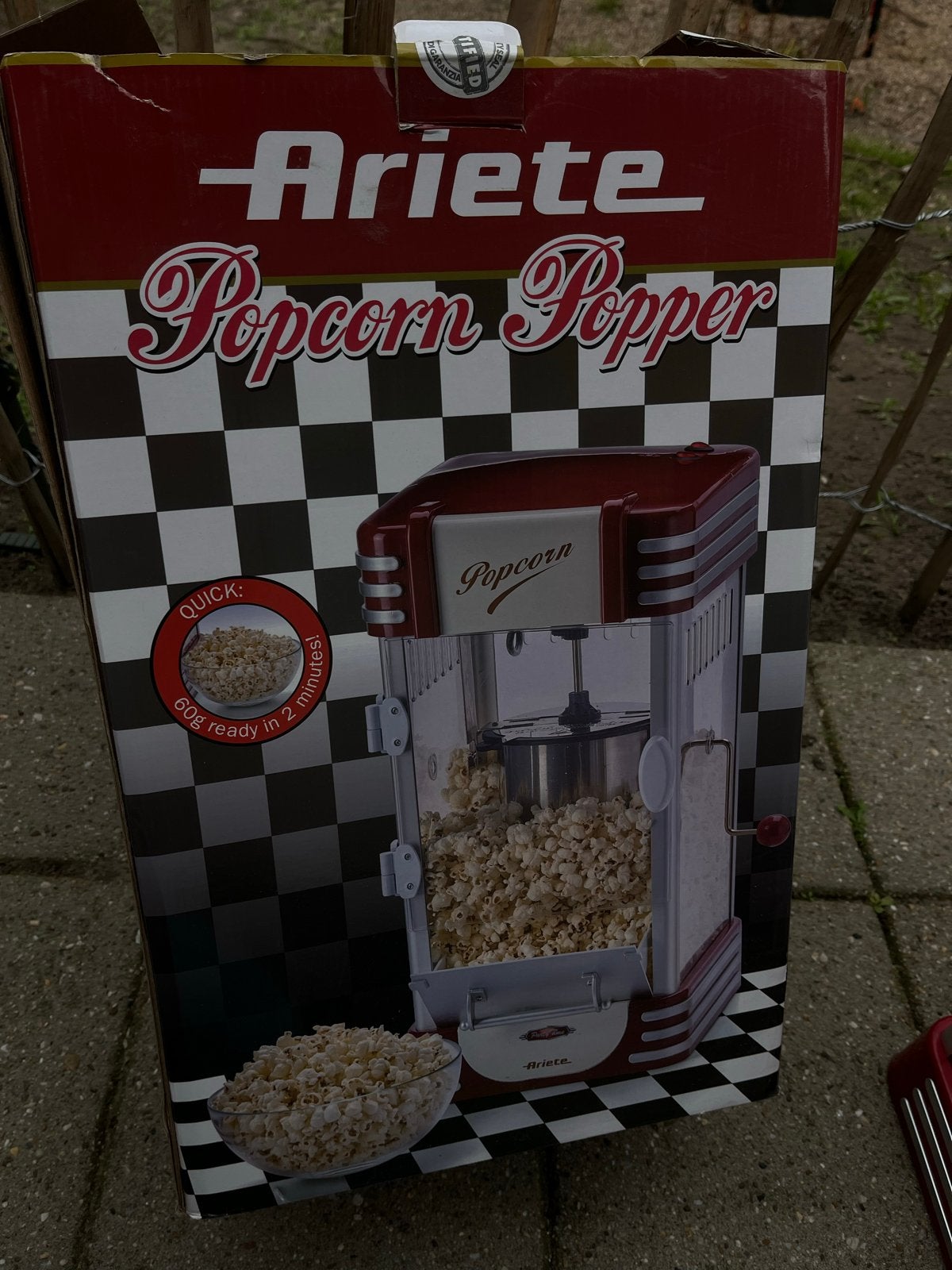 Ariete Popcorn Popper - Popcornmachine, Ophalen, Zo goed als nieuw