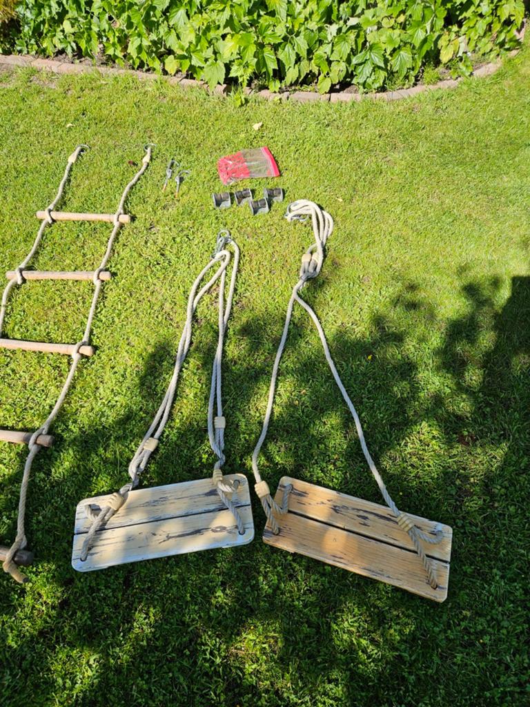Deka Play Schommelset met touwladder en haken, Ophalen of Verzenden, Zo goed als nieuw, Schommel