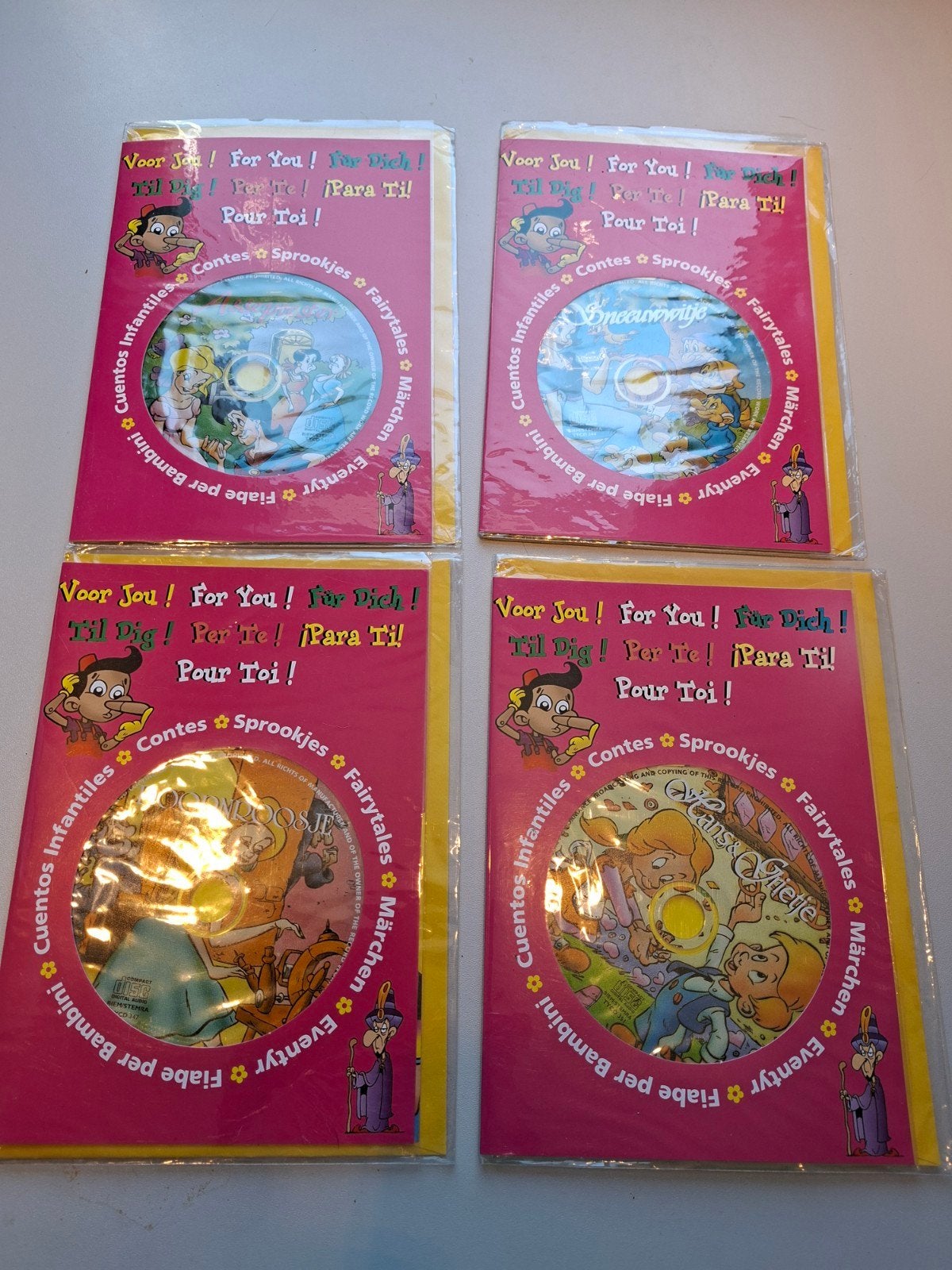 4x Sprookjes CD's voor Kinderen - Nieuw in Verpakking, 6 tot 9 jaar, Ophalen of Verzenden, Verhaal of Sprookje, Nieuw in verpakking