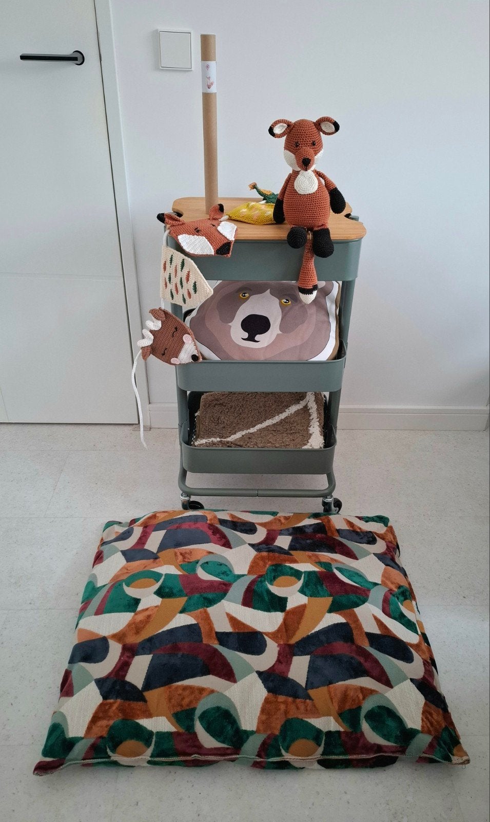 Baby-/kinderkamer decoratie 'Bos', Ophalen, Nieuw, Kleed of Kussen