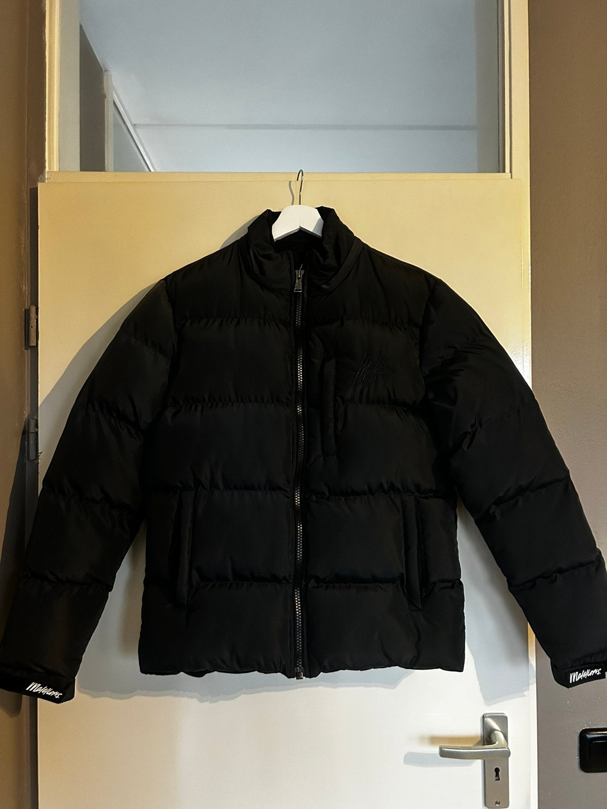 Malelions sport astro puffer jacket black/dark grey, Ophalen of Verzenden, Nieuw, Maat 46 (S) of kleiner, Zwart