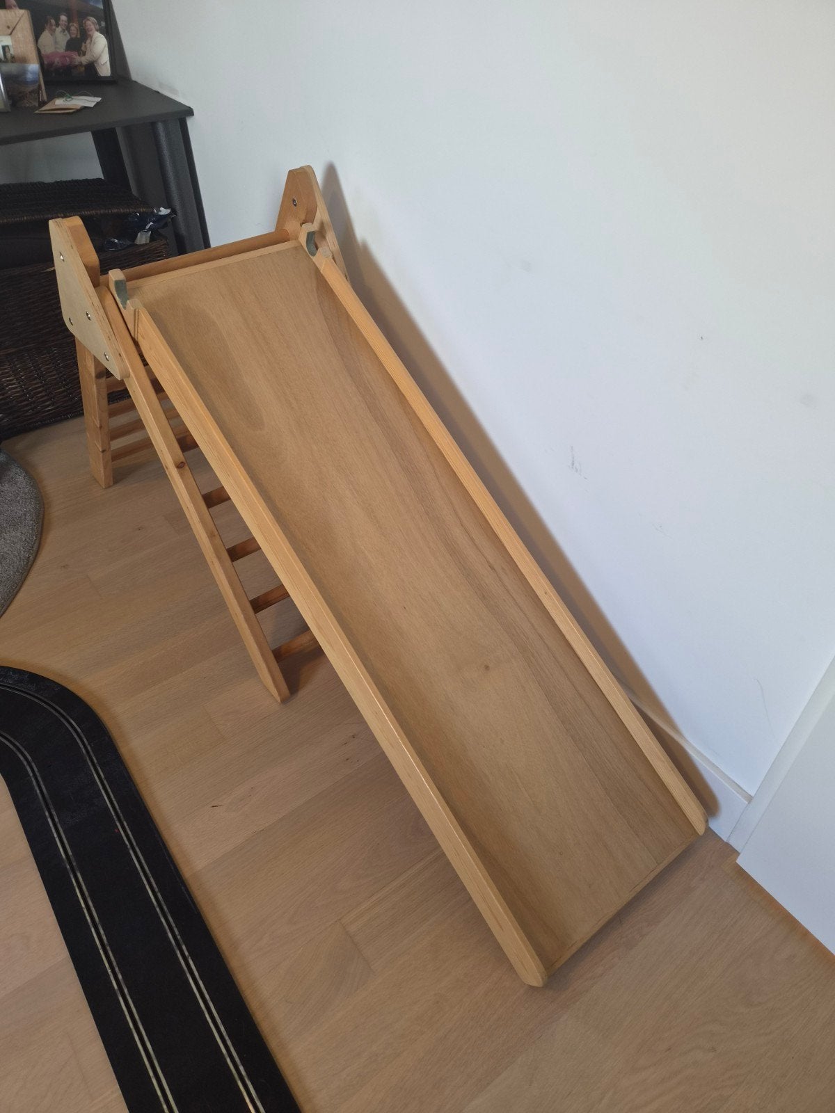 Houten glijbaan met klimrek voor kinderen, Kinderen en Baby's, Speelgoed | Buiten | Speeltoestellen, Ophalen, Zo goed als nieuw
