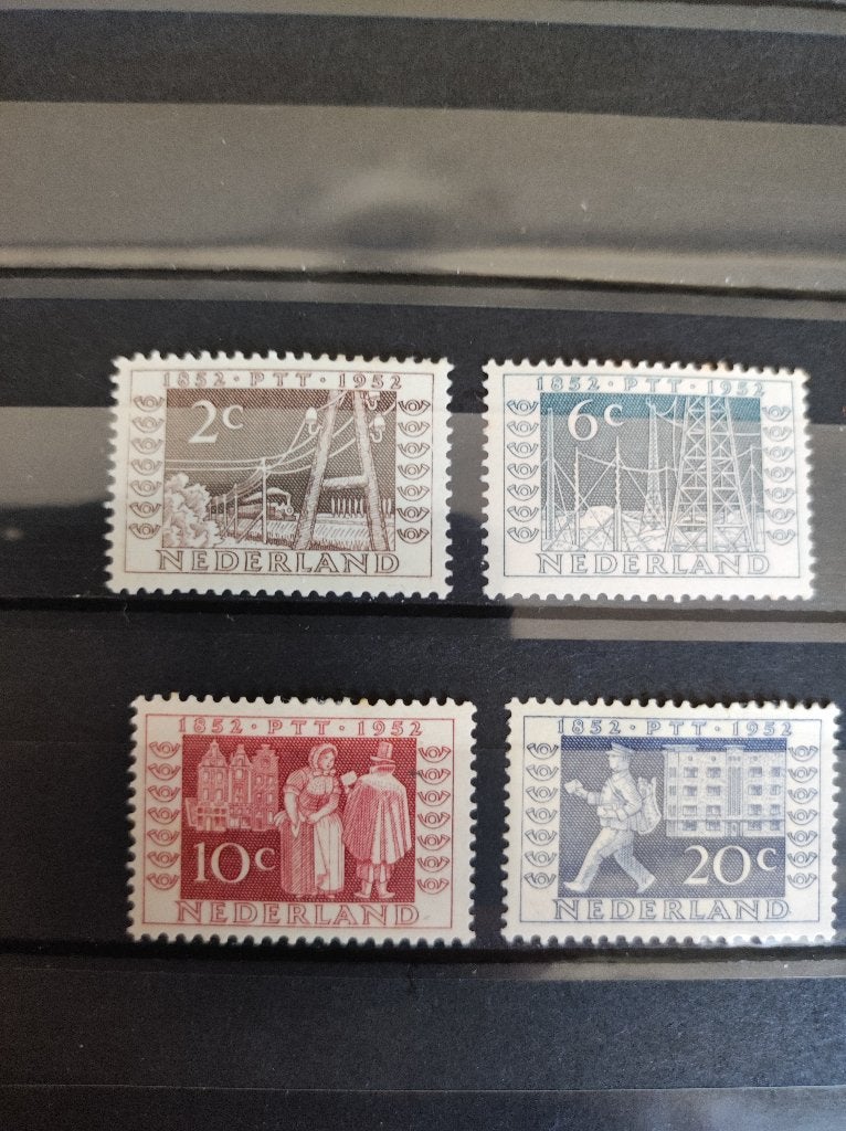 Nederland NVPH nr 592-595 ongebruikt., Ophalen of Verzenden, Na 1940, Postfris