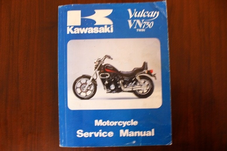 Kawasaki VN750 Vulcan  1985 1990 motorcycle service manual, Ophalen of Verzenden, Kawasaki