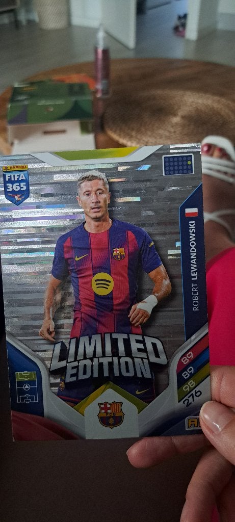Grote voetbal kaart Lewandowski, Verzamelen, Ophalen, Zo goed als nieuw, Buitenlandse clubs, Poster, Plaatje of Sticker
