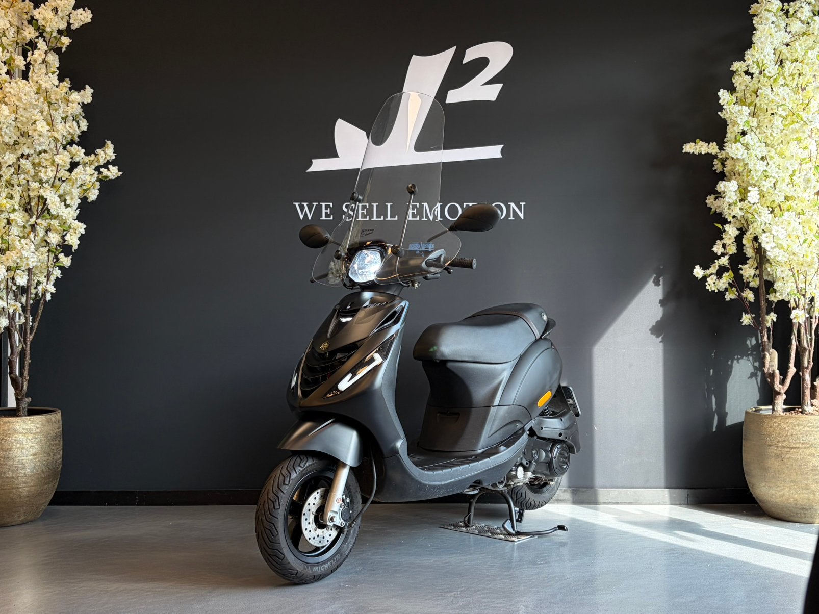 Piaggio Zip | Mat Zwart | Snor | 2019 | 10001 km, Overige modellen, ., Maximaal 45 km/u, Ophalen of Verzenden