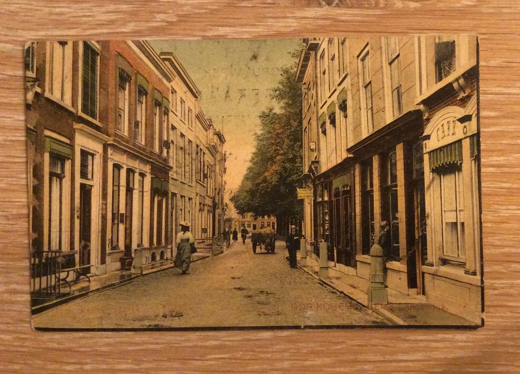 Gorinchem, Eind Langendijk, Ophalen of Verzenden, Voor 1920, Gelopen, Zuid-Holland