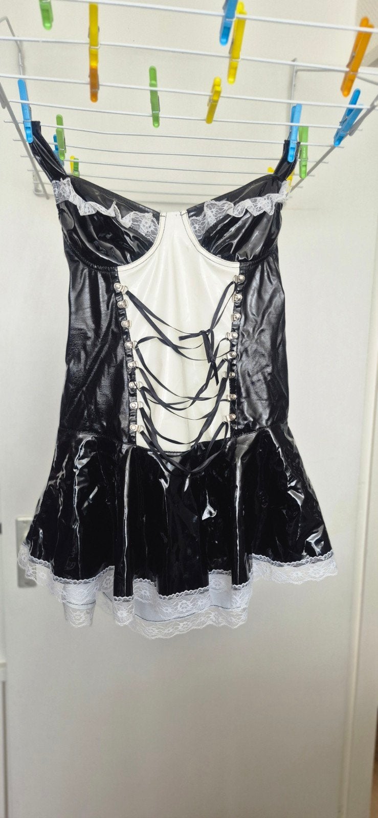 Sissy Maid Jurkje - Maat L/XL, Onbekend., Maat 46/48 (XL) of groter, Ophalen of Verzenden, Kleding