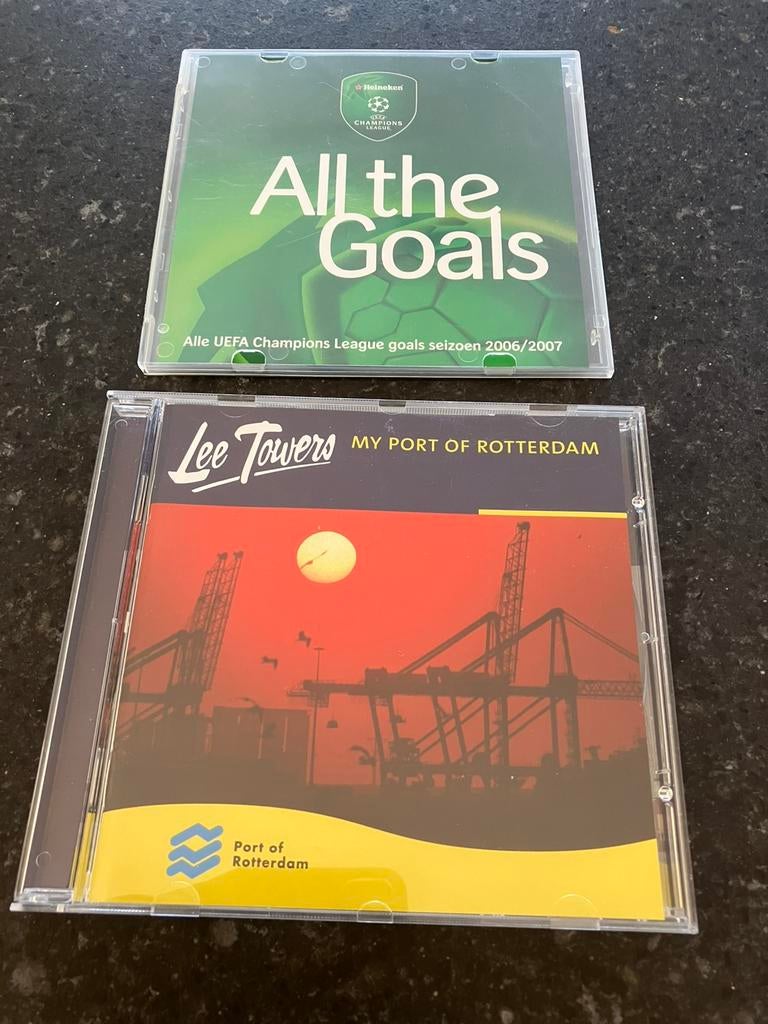 CD Lee Towers en DVD champion league goals, Cd's en Dvd's, Ophalen of Verzenden, Zo goed als nieuw