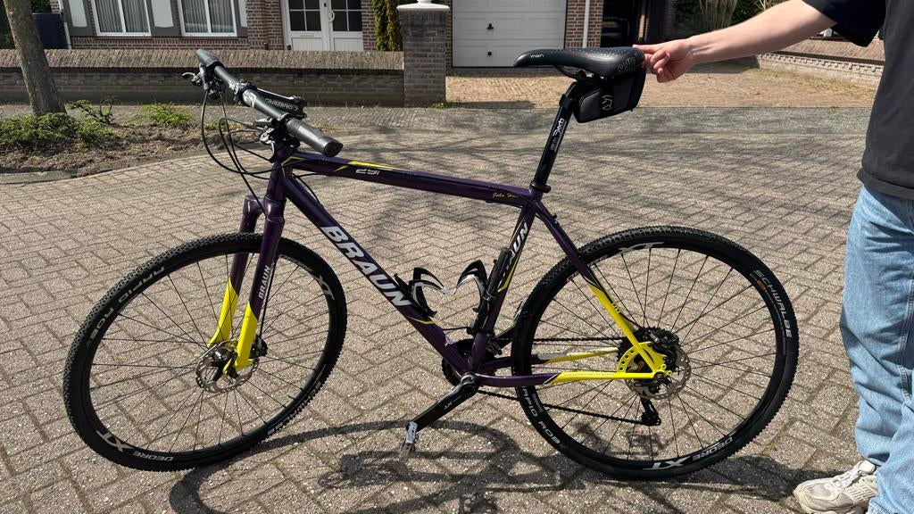 Braun racefiets, Fietsen en Brommers, Fietsen | Heren | Herenfietsen, Overige merken, Versnellingen, Ophalen of Verzenden, Zo goed als nieuw
