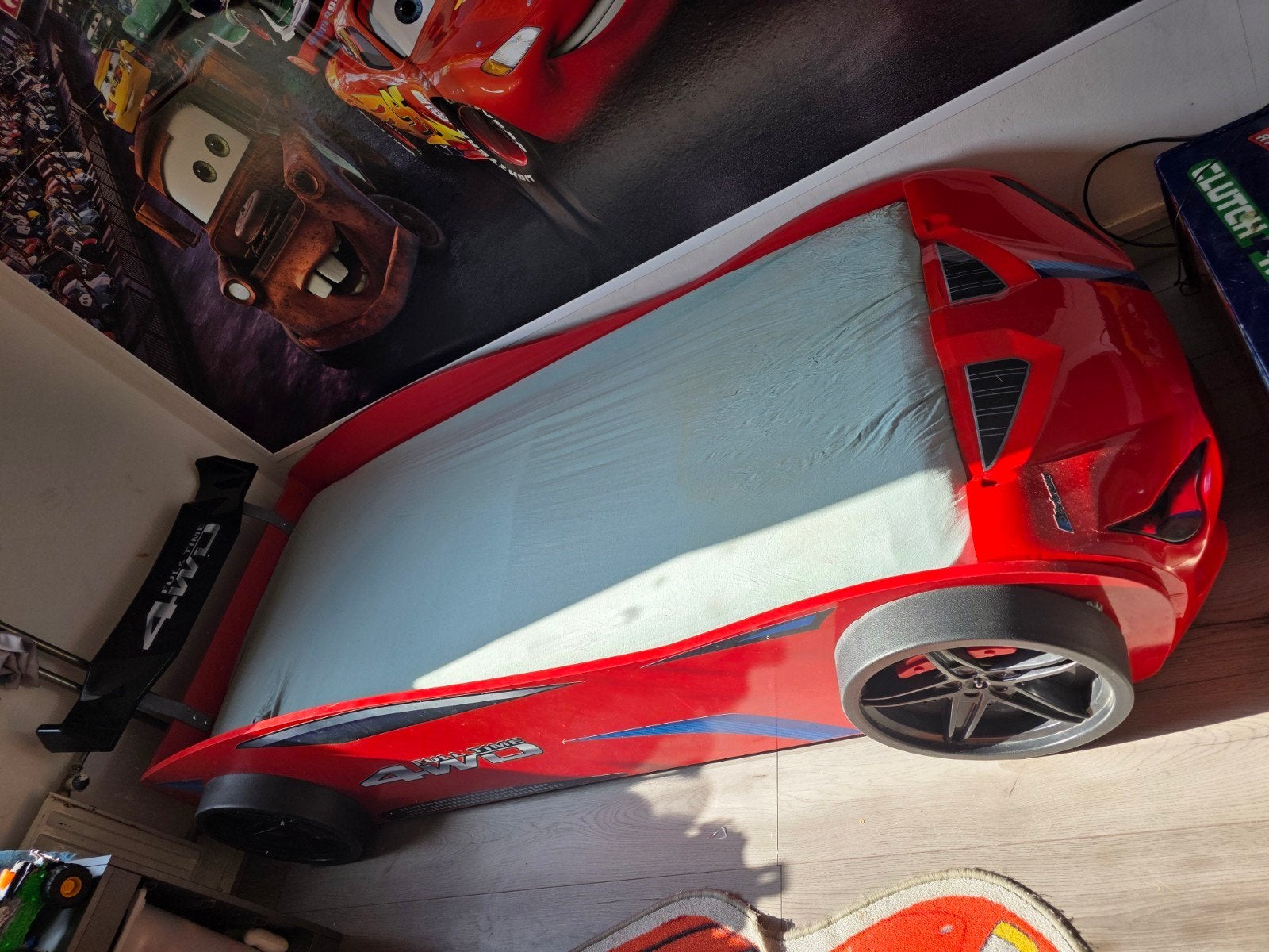 auto bed, Ophalen, 85 tot 100 cm, Gebruikt, Lattenbodem