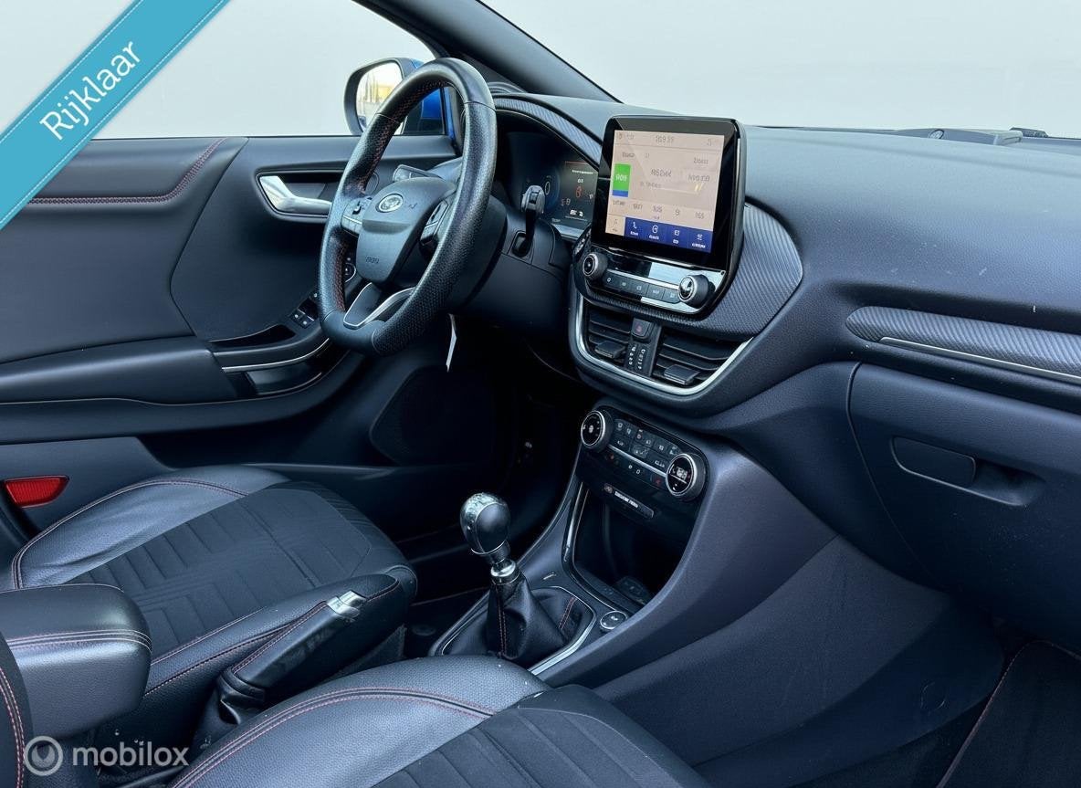 Ford Puma 1.0 EcoBoost Hybrid ST-Line X First Edition Panora, Automatische klimaatregeling, Stof, Euro 6, Blauw