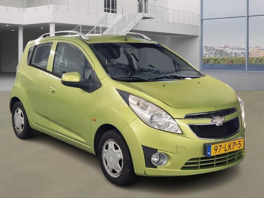 Chevrolet Spark 1.0 16V LT 1e Eig. 76.200 km +NAP NL-auto, Stof, Gebruikt, 68 pk, Origineel Nederlands