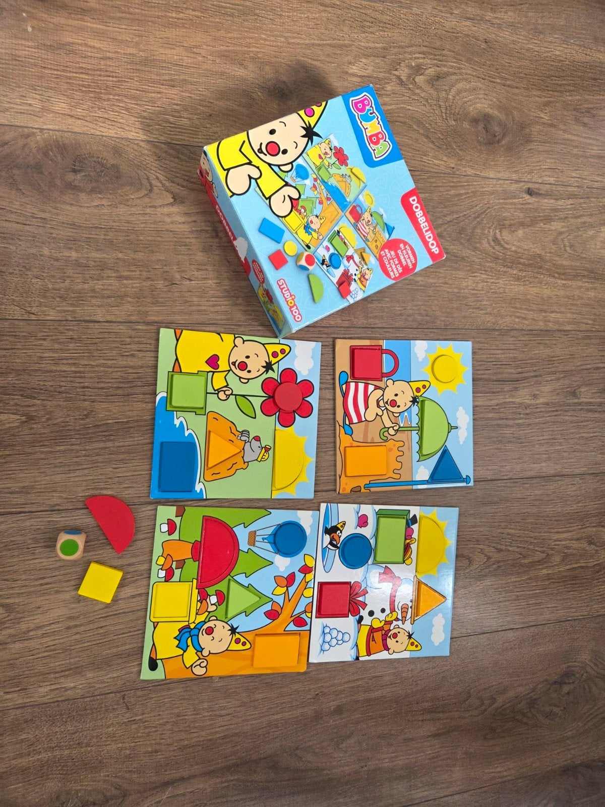 Bumba Vormen en Kleuren Spel, Ophalen of Verzenden, Gebruikt, Puzzelen