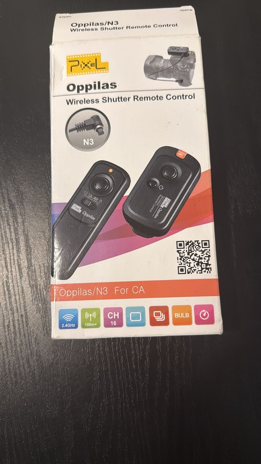 Oppilas/N3 Draadloze Ontspanner voor Canon Camera's, Ophalen of Verzenden, Nieuw, Overige merken