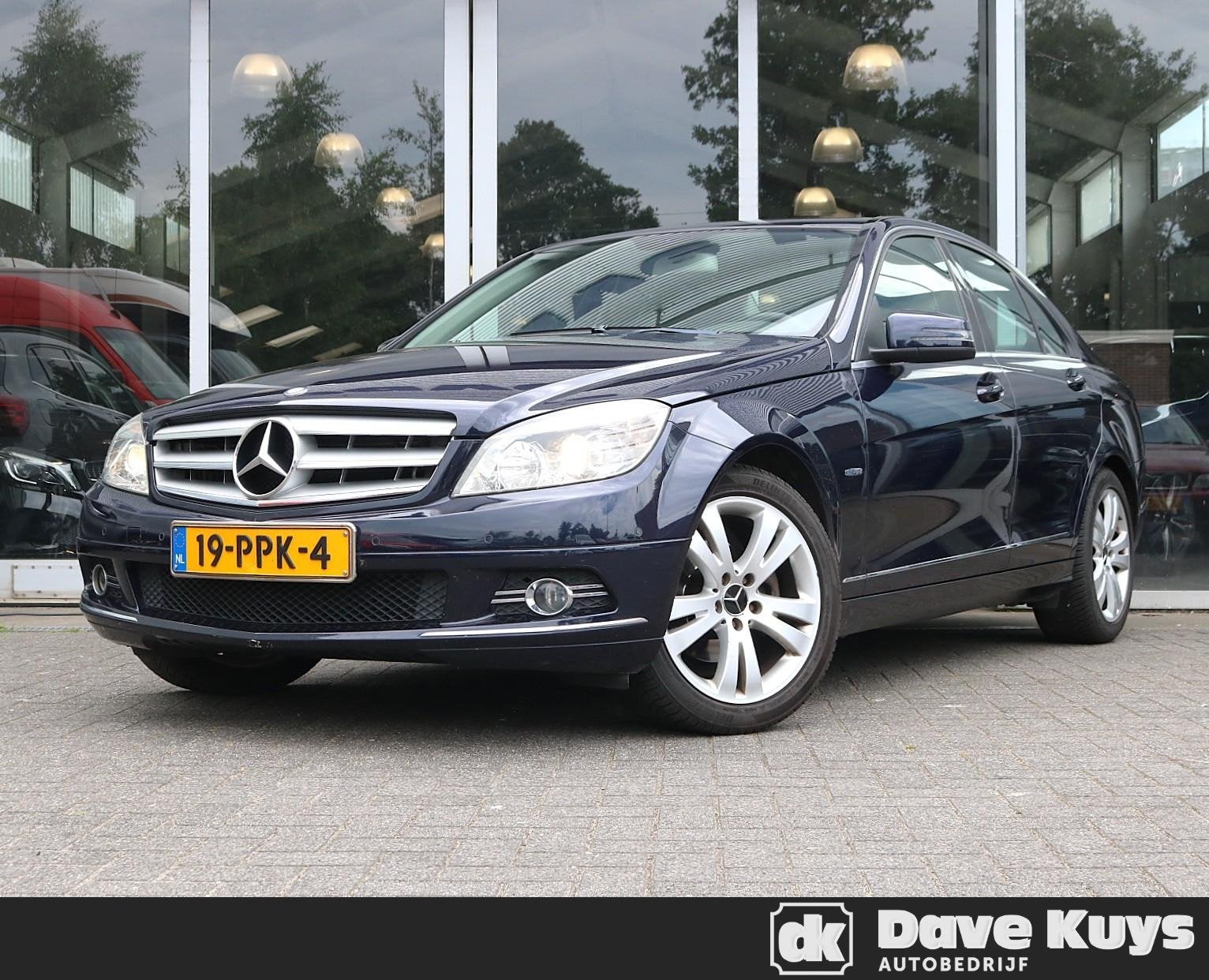 Mercedes-Benz C-klasse 180 CGI BlueEFFICIENCY Business Class, Auto's, Automaat, Blauw, 1796 cc, Sedan