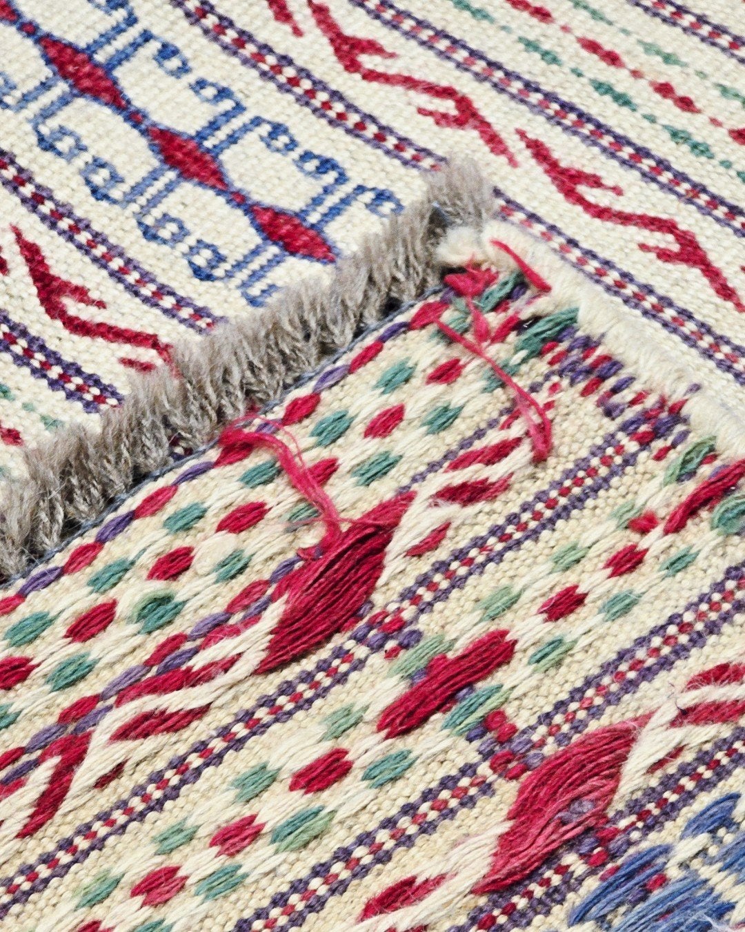 Groot Kelim Flatweave Jejim 300x200 wollen vloerkleed, 1185VB, Info@rugsandcarpets.nl, De handelmaatschappij, 150 tot 200 cm