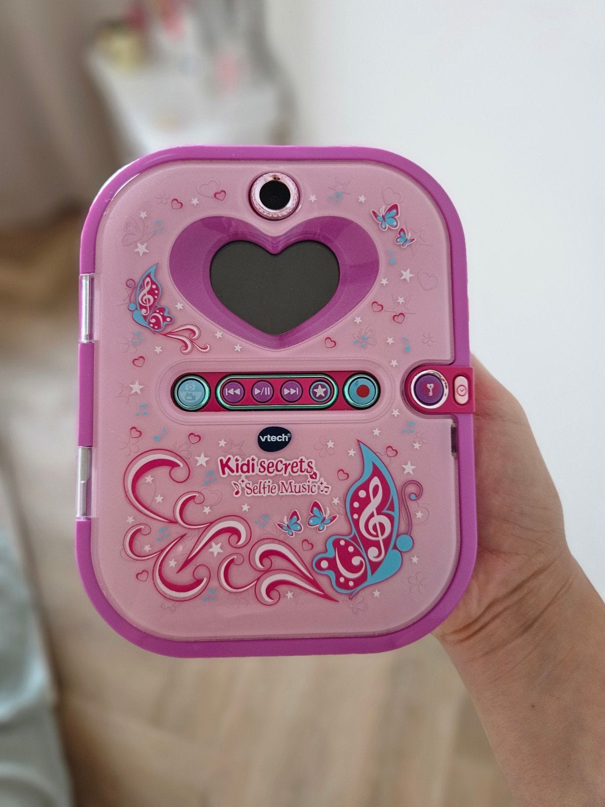 VTech Kidi Secrets Selfie Music dagboek roze, Ophalen, Zo goed als nieuw, 6 jaar of ouder