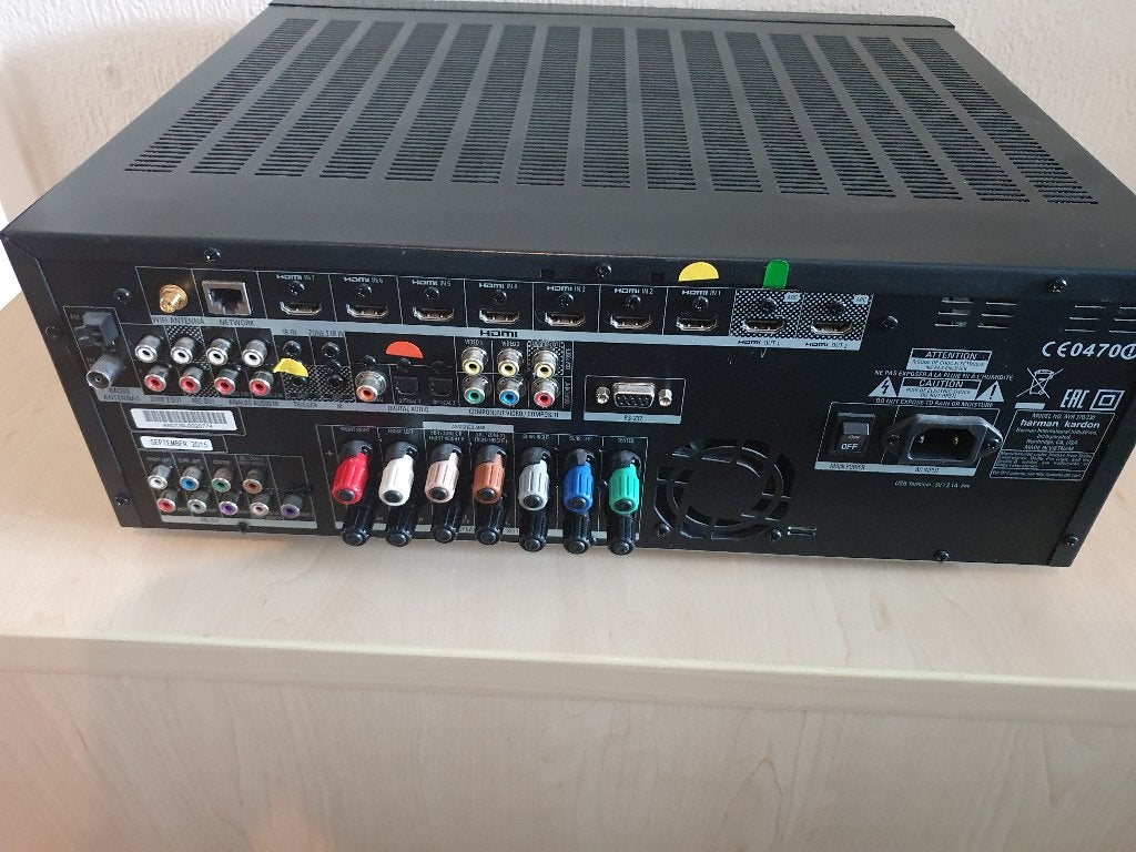 Harman Kardon AVR 370, Gebruikt, 120 watt of meer, Ophalen, Overige merken
