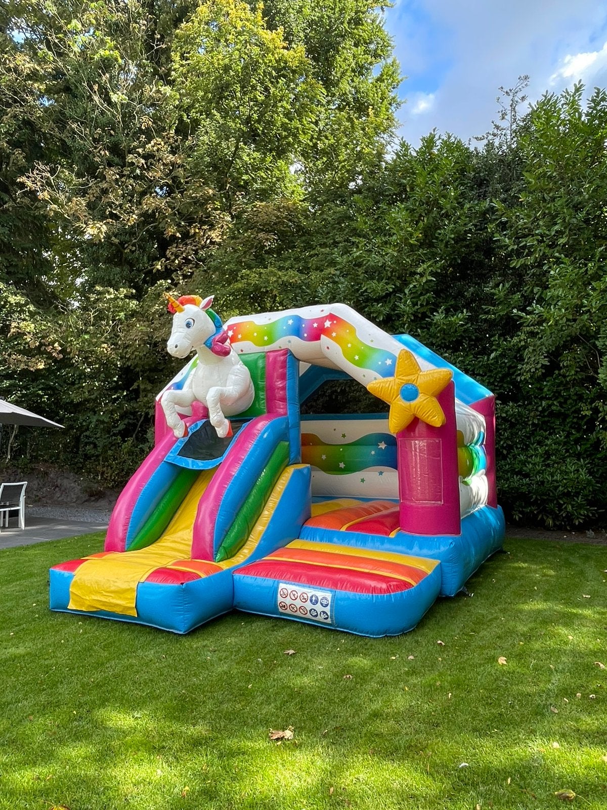 Unicorn Springkussen Huren / Wij bezorgen op locatie, Ophalen, Verjaardag