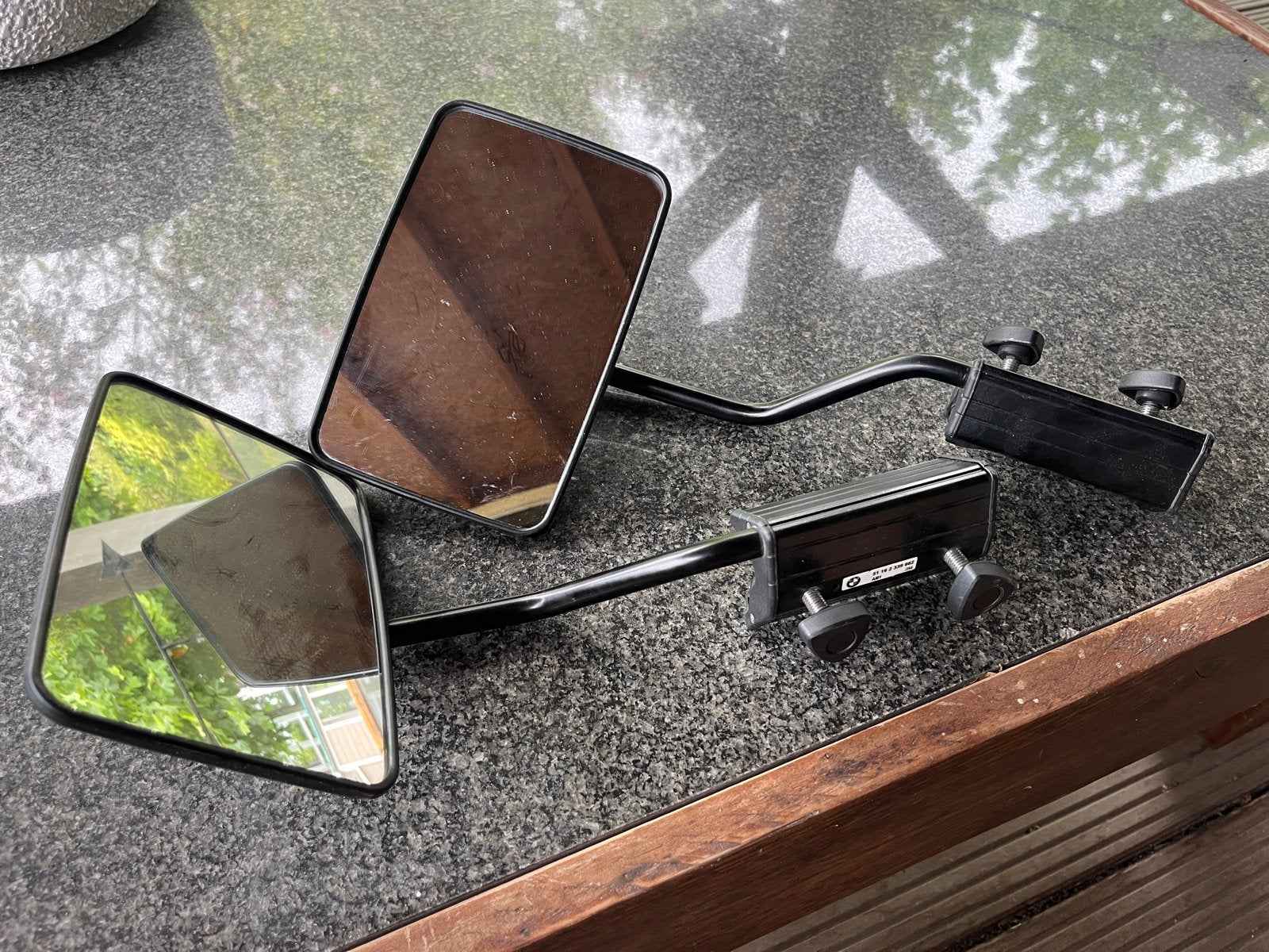 Originele BMW Caravanspiegels (51 16 2 339 662), Ophalen, Gebruikt